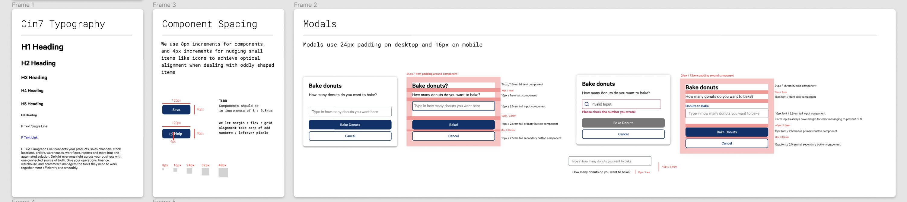 Design system spacing and padding guidelines