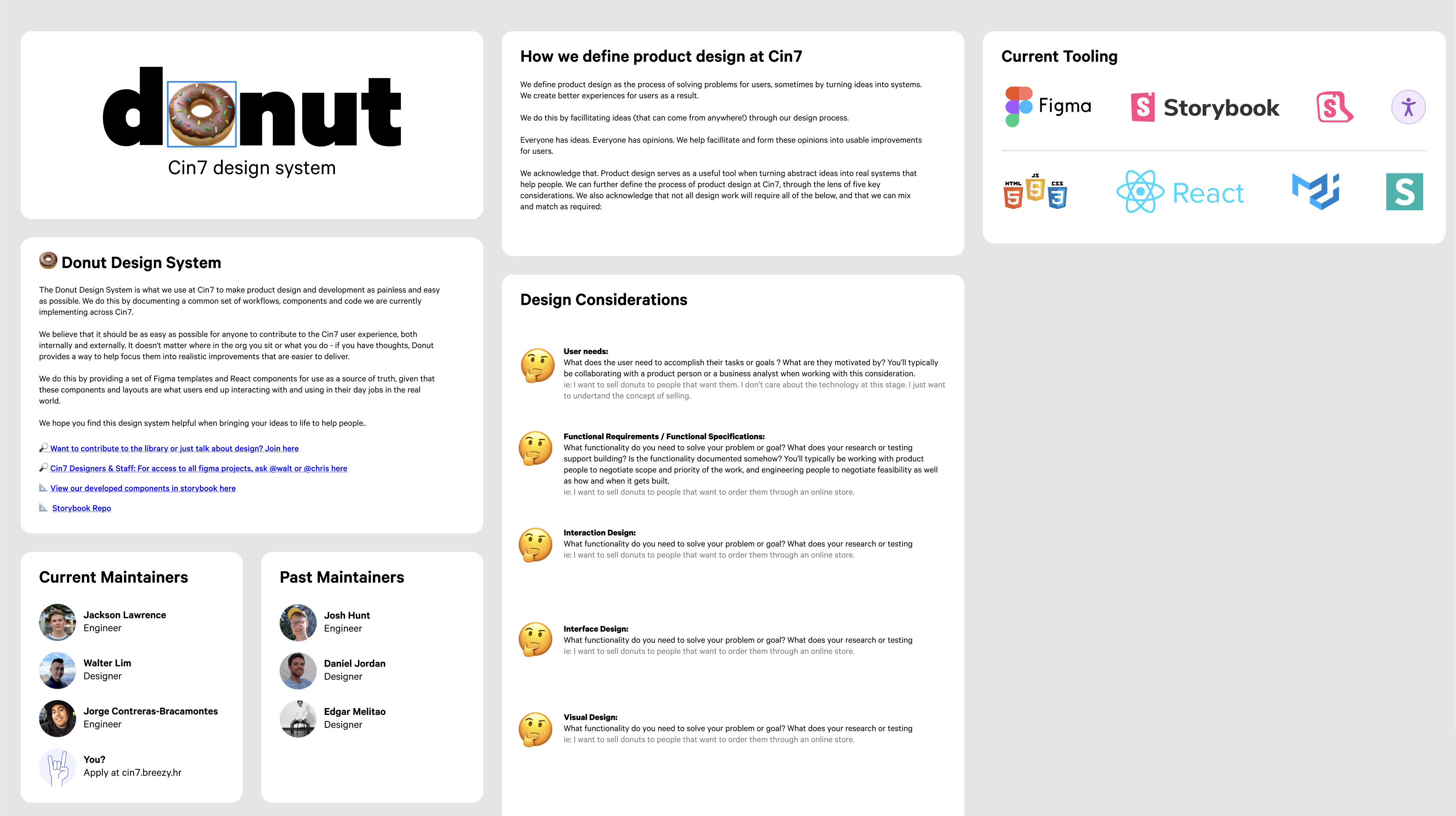 Cin7 design principles from JJG's Elements of UX Design