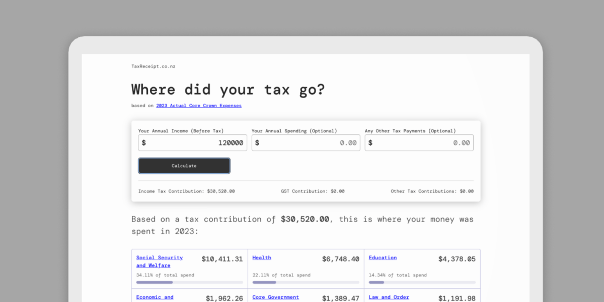 Tax Receipt