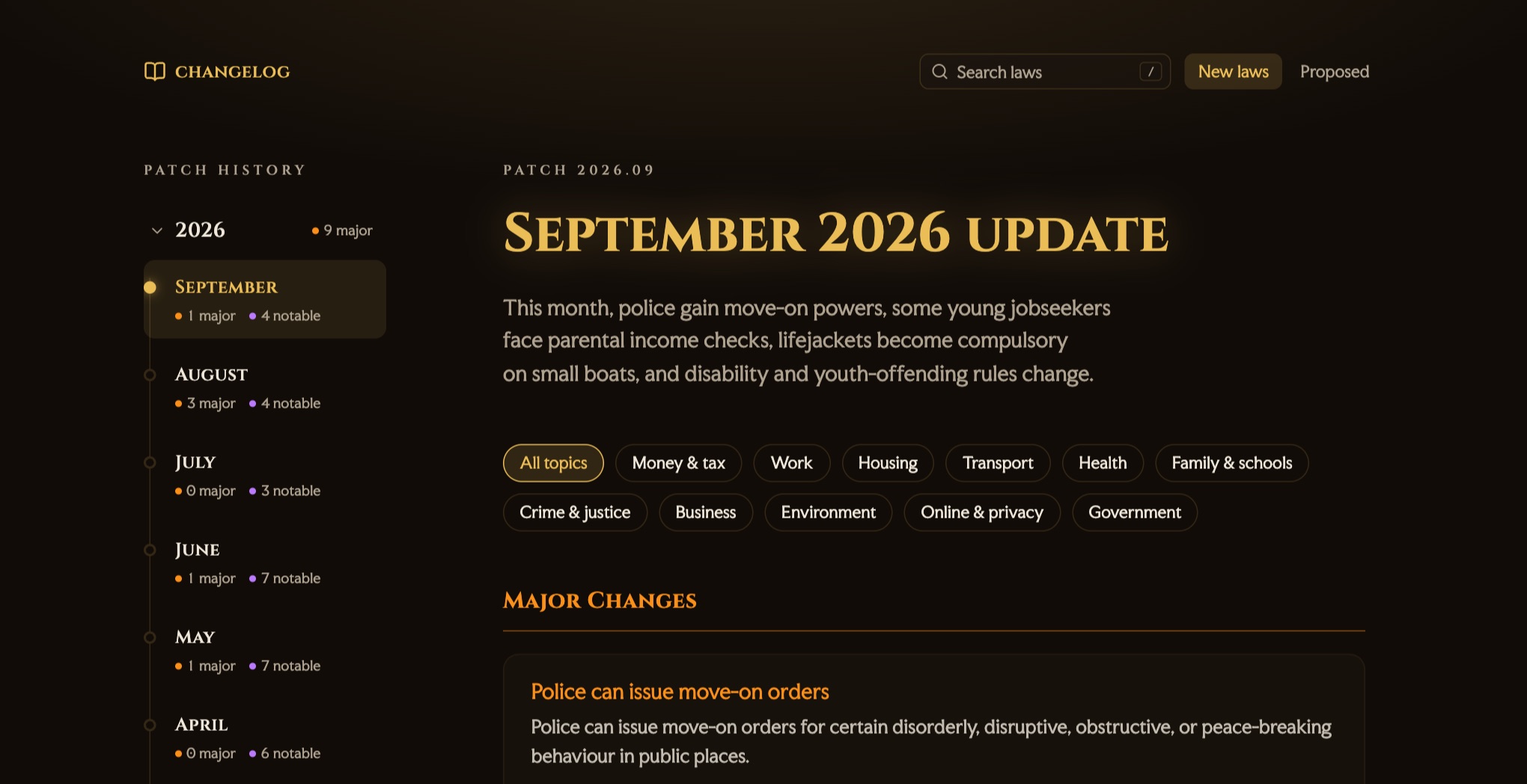 changelog
